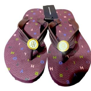 Tommy Hilfiger , flip flap sandals ,size 7